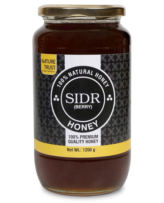 NATURE TRUST Sidr Honey Raw Honey 1200G- Unprocessed, Unfiltered