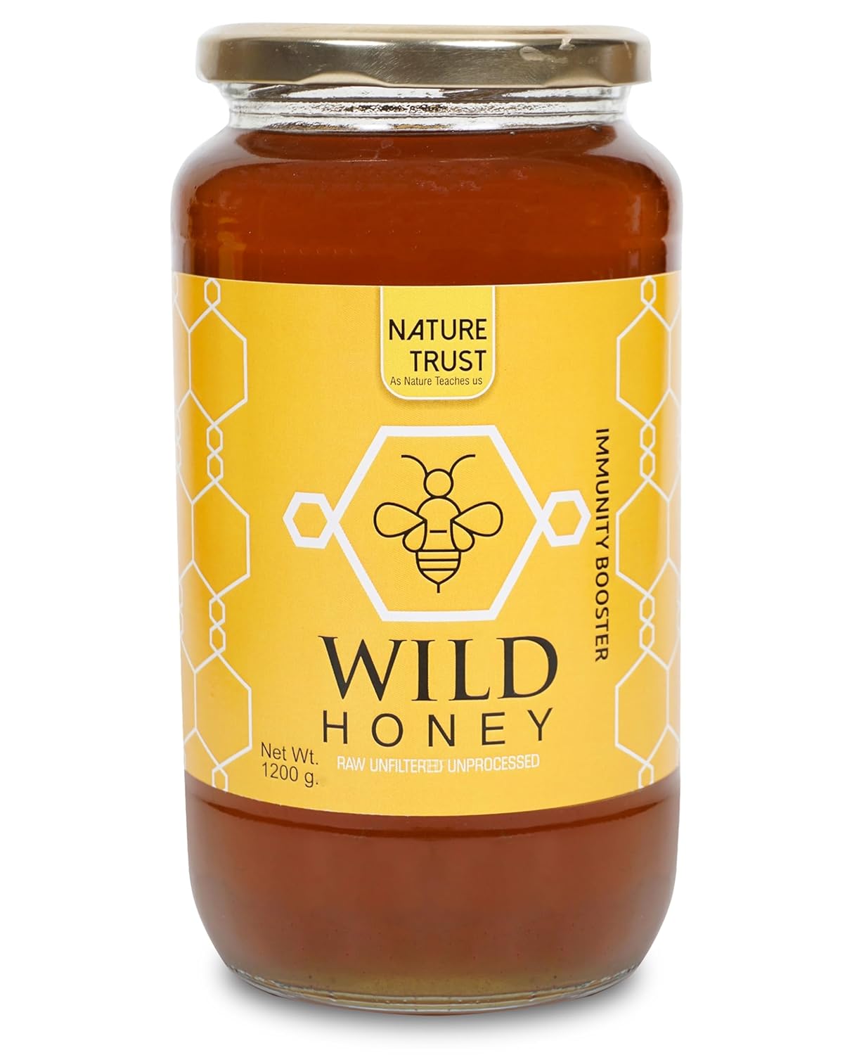 Nature Trust Honey Wild Unprocessed Honey 1200g Pure Raw Honey